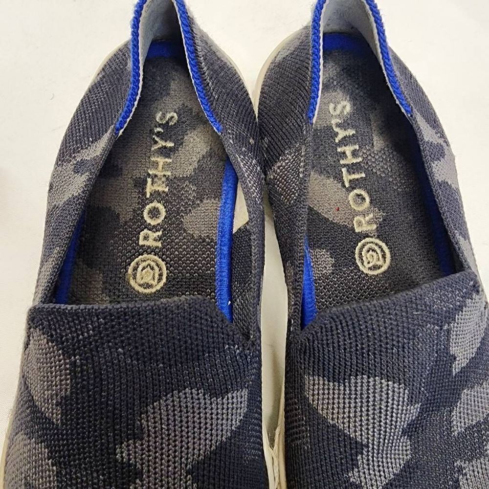 Rothy's The Sneaker in Gray Camo Slip On Flats Shoes Womens Size 8 - Picture 15 of 15